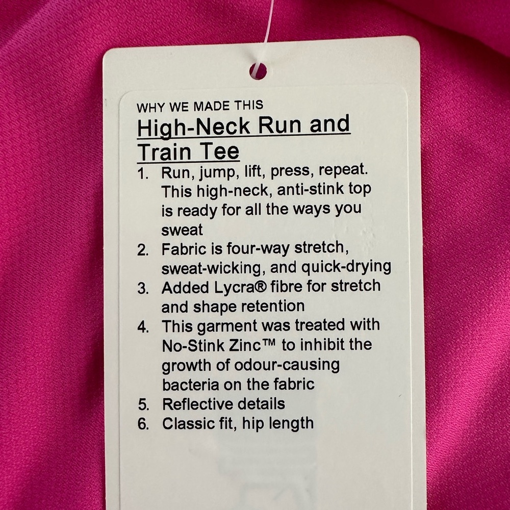 Lululemon High-Neck Running and training Tee - Picture 6 of 6